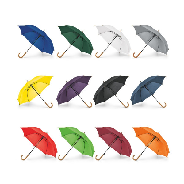 PATTI. Regenschirm aus 190T-Polyester mit automatischer Öffnung