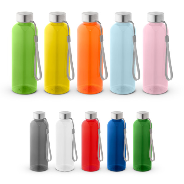 ENDERS M. Trinkflasche (600ml) aus recyceltem PET (100% rPET) mit glänzender transluzenter Oberfläch