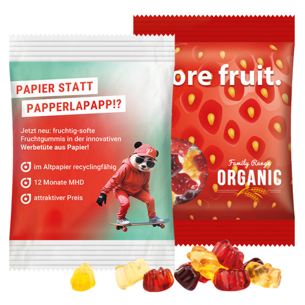 Minitüte 10 g Trolli 30 % Fruchtsaft Bärchen